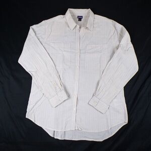 Patagonia Lightweight A/C Buttondown Shirt - Women's Size Small Beige
